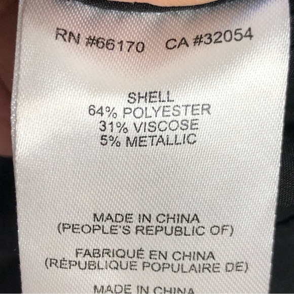 HUTCH by Anthropologie Gold/black metallic blouse - Picture 5 of 13